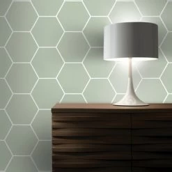 Superfresco Easy Vliesbehang Honingraat Groen 101811 10 Superfresco Easy Vliesbehang Honingraat Groen 101811 -Luxe Behang Winkel 123 1026