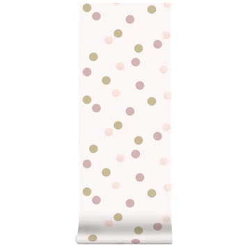 Superfresco Easy Vliesbehang Polka Stippen Roze-goud (108565) 6 Superfresco Easy Vliesbehang Polka Stippen Roze-goud (108565) - Afbeelding 4