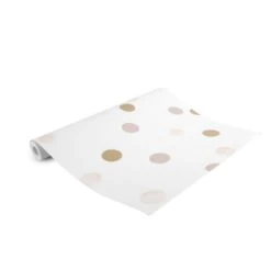 Superfresco Easy Vliesbehang Polka Stippen Roze-goud (108565) 12 Superfresco Easy Vliesbehang Polka Stippen Roze-goud (108565) -Luxe Behang Winkel 123 1068