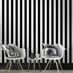 Superfresco Easy Vliesbehang Strepen Zwart-wit 100099 10 Superfresco Easy Vliesbehang Strepen Zwart-wit 100099 -Luxe Behang Winkel 123 1225