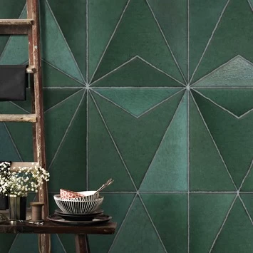 Fotobehang Tegels Jade Groen (105413) 4 Fotobehang Tegels Jade Groen (105413) - Afbeelding 2