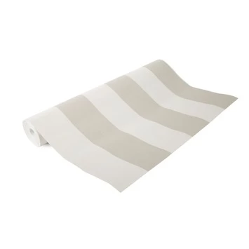 Superfresco Easy Vliesbehang Lynn Strepen Taupe-gebroken Wit 33-185 6 Superfresco Easy Vliesbehang Lynn Strepen Taupe-gebroken Wit 33-185 - Afbeelding 4