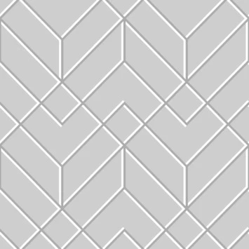 Superfresco Easy Vliesbehang Losanges Filaires Zilver (106155) 3 Superfresco Easy Vliesbehang Losanges Filaires Zilver (106155)