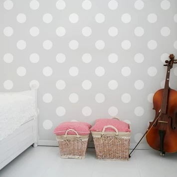 Superfresco Easy Vliesbehang Stippen Grijs (100102) 4 Superfresco Easy Vliesbehang Stippen Grijs (100102) - Afbeelding 2