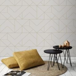 Superfresco Easy Vliesbehang Geo Goud (111533) 10 Superfresco Easy Vliesbehang Geo Goud (111533) -Luxe Behang Winkel 123 1561