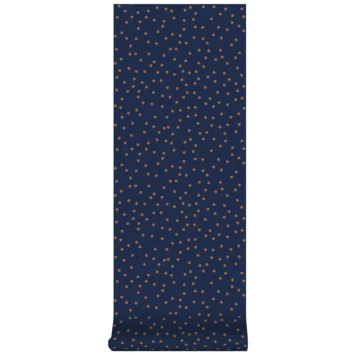 Superfresco Easy Vliesbehang Confetti Donkerblauw-koper (108561) 6 Superfresco Easy Vliesbehang Confetti Donkerblauw-koper (108561) - Afbeelding 4