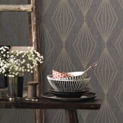 Boutique Vliesbehang Marquise Geo Grijs (111311) 10 Boutique Vliesbehang Marquise Geo Grijs (111311) -Luxe Behang Winkel 123 1583