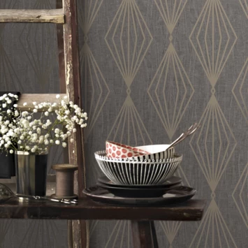 Boutique Vliesbehang Marquise Geo Grijs (111311) 5 Boutique Vliesbehang Marquise Geo Grijs (111311) - Afbeelding 3