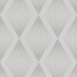 Vliesbehang Chandelier Glitter Zilver 111783