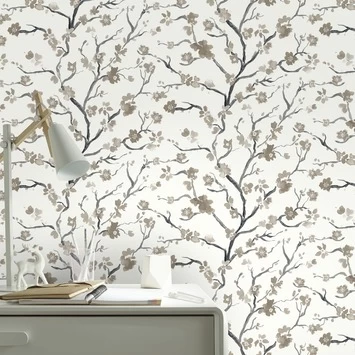 Superfresco Easy Vliesbehang Ushi Taupe-grijs 2256-21 4 Superfresco Easy Vliesbehang Ushi Taupe-grijs 2256-21 - Afbeelding 2