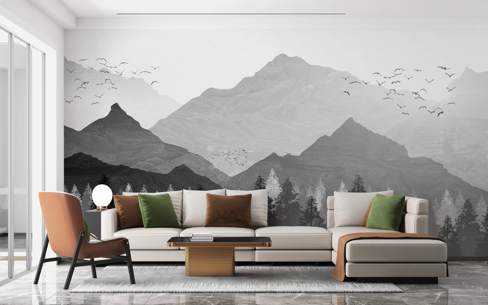 Luxe Behang Winkel 2 Luxe Behang Winkel -Luxe Behang Winkel B183Impressivemountainregionillustration withfirtreesandsettingsun. 24 463d8a88 e98f 4c14 84ac bdfe772c684b